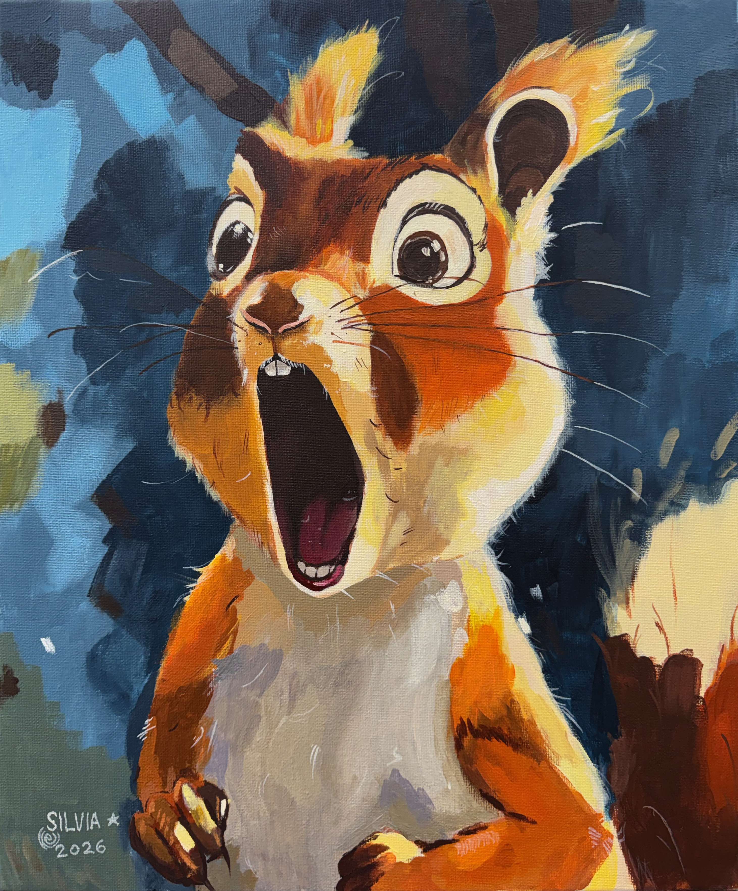 Obra de alumna Silvia Martínez del estudio de Julia Bermúdez